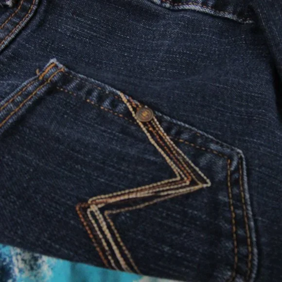 Wrangler Q-Baby Dark Dynasty Ultimate Riding Jeans - Picture 4 of 15